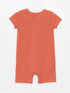 LC Waikiki Crew Neck Short Sleeve Printed Baby Boy Rompers 2 Pack